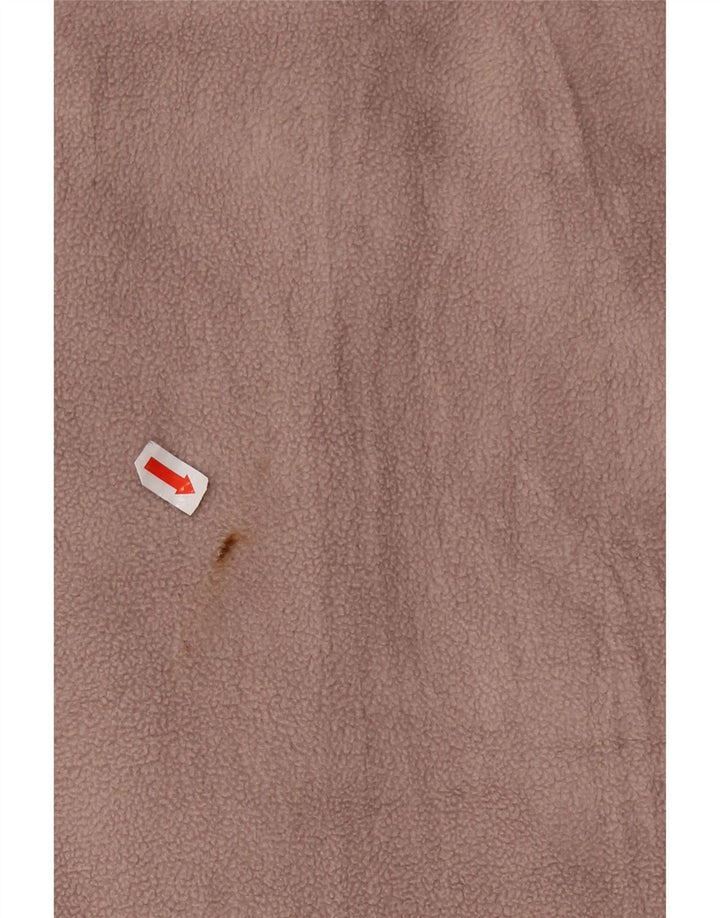 Женская флисовая куртка с графическим рисунком CALVIN KLEIN UK 16, большой розовый полиэстер