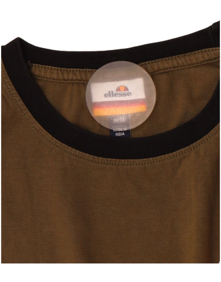 ELLESSE Мужская футболка Топ Средний Хаки
