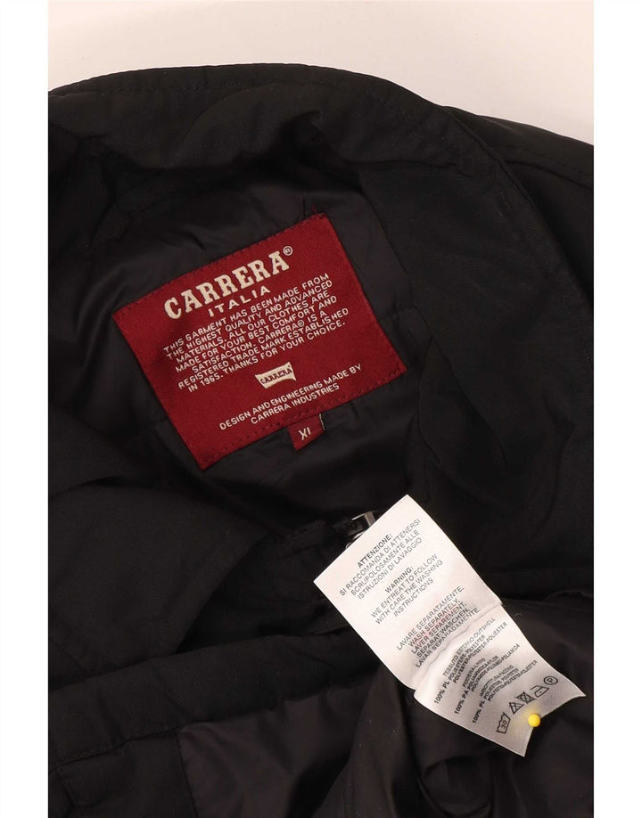 Мужское стеганое пальто Carrera UK 42 XL, черный полиэстер