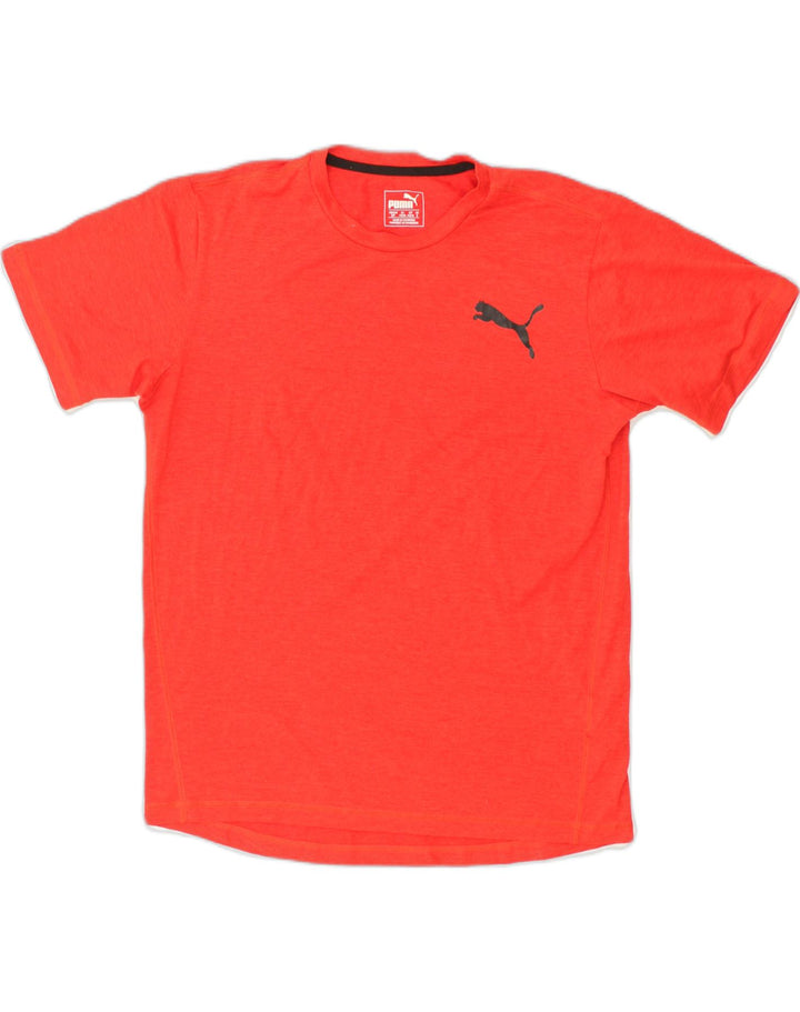 PUMA Mens T-Shirt Top Small Red | Vintage Puma | Thrift | Second-Hand Puma | Used Clothing | Messina Hembry 