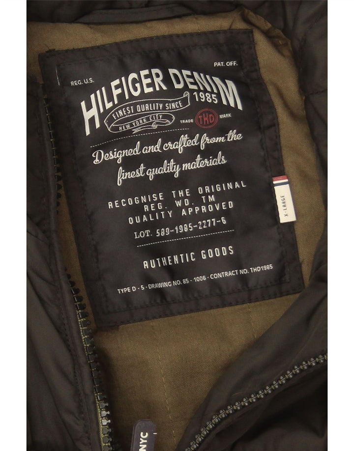 Мужская куртка Tommy Hilfiger UK 42 XL, черный нейлон