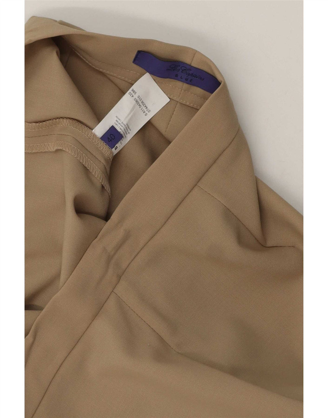 Les Copains Женские прямые костюмные брюки EU 40 Medium W30 L27 Бежевые