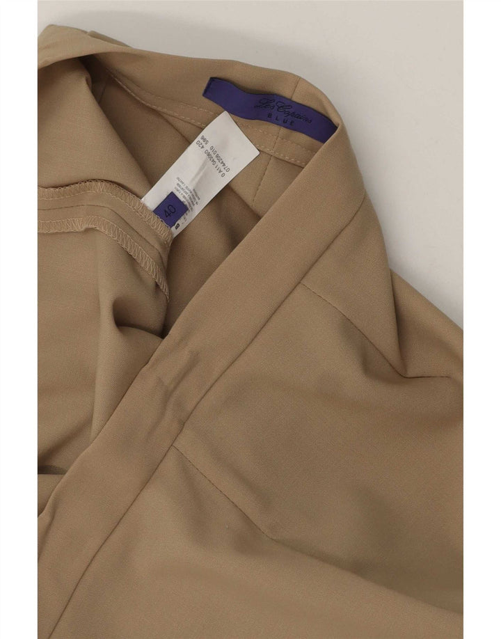 Les Copains Женские прямые костюмные брюки EU 40 Medium W30 L27 Бежевые