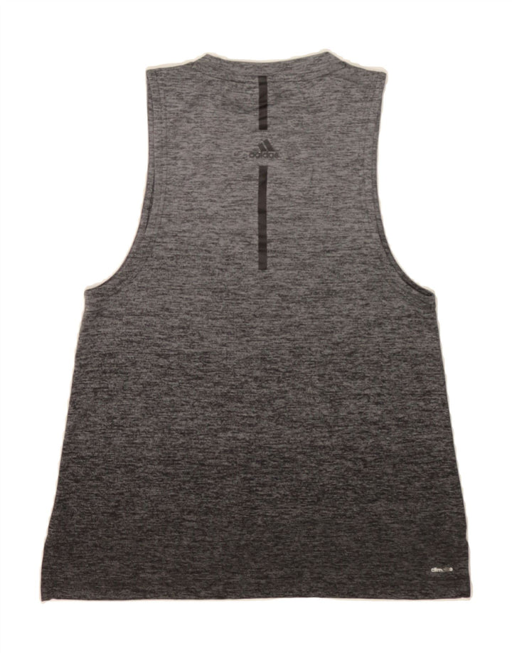 ADIDAS Womens Climalite Vest Top UK 6 XS Grey Flecked Polyester Vintage Adidas and Second-Hand Adidas from Messina Hembry 