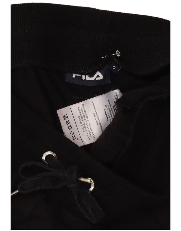 Fila Женские спортивные брюки с графическим принтом, брюки для бега, маленький черный полиэстер