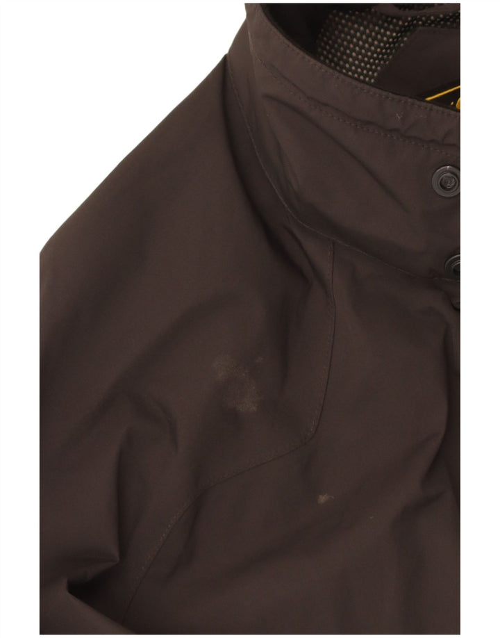 Мужская дождевик Jack Wolfskin UK 40/42, большой серый полиамид
