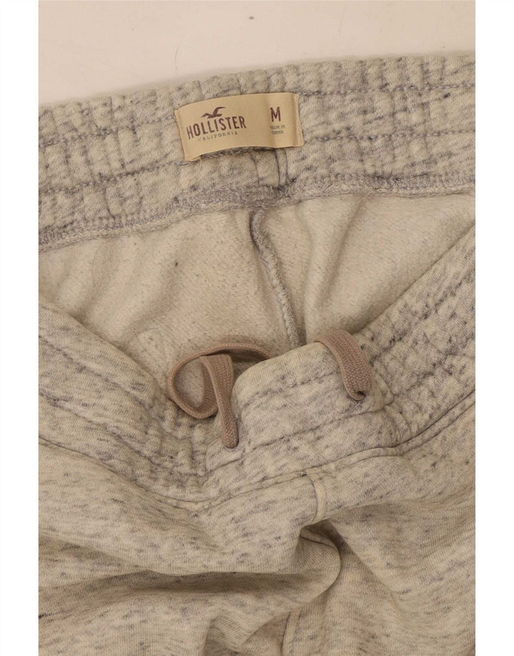 Мужские спортивные брюки Hollister с рисунком, средний серый хлопок с крапинками