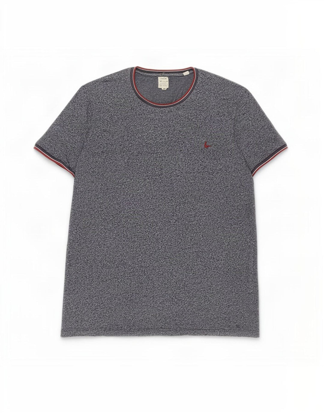 Мужская футболка Jack Wills Top Medium Темно-синяя в крапинку из хлопка