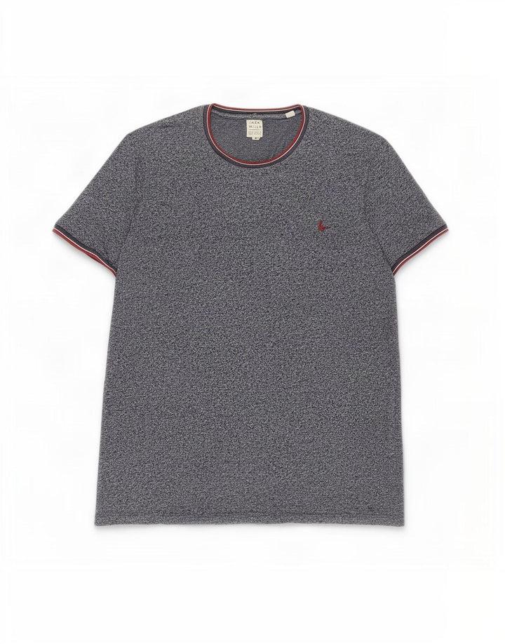 Мужская футболка Jack Wills Top Medium Темно-синяя в крапинку из хлопка