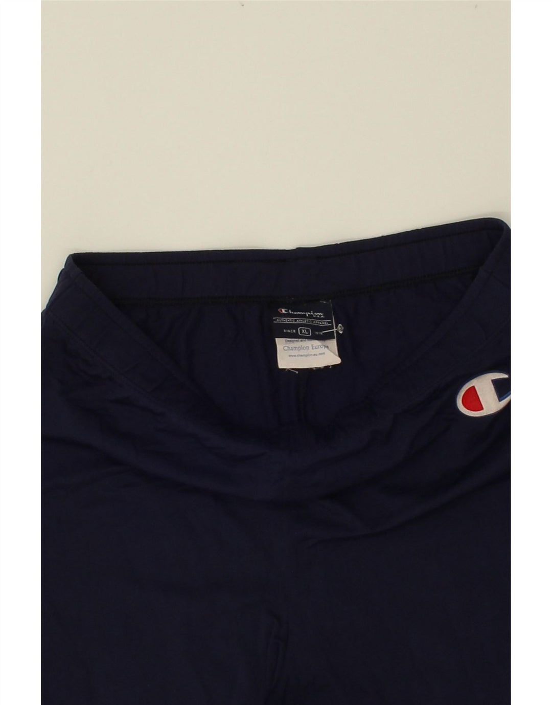 CHAMPION Womens Sport Shorts UK 18 XL  Navy Blue Polyester Vintage Champion and Second-Hand Champion from Messina Hembry 