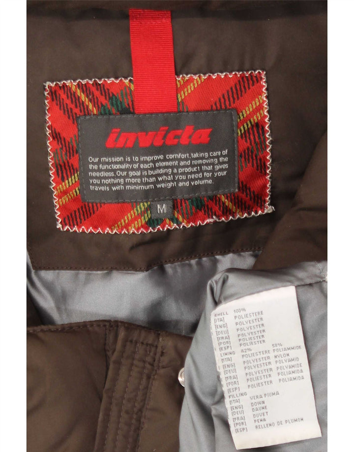 Женская утепленная куртка с капюшоном Invicta UK 12, средний коричневый полиэстер