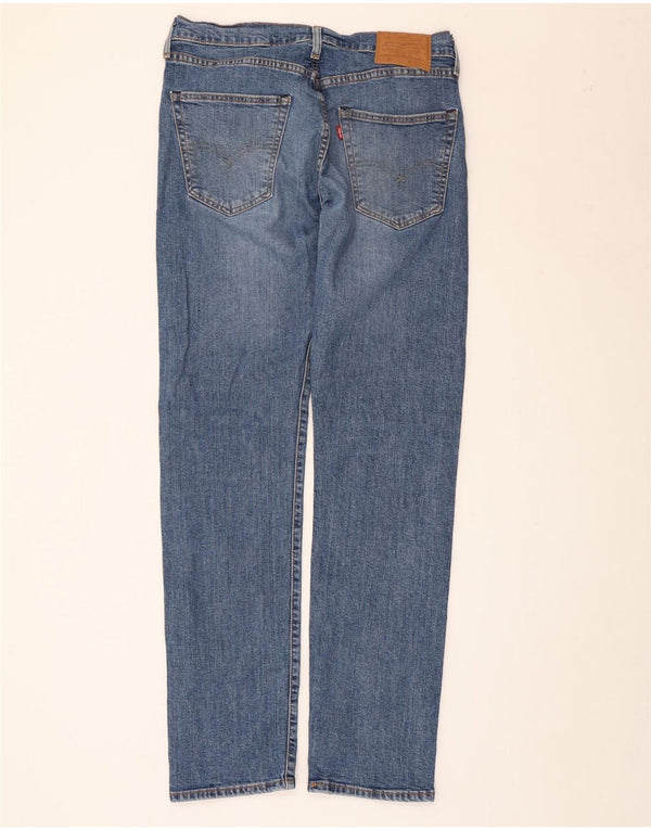 Мужские зауженные джинсы Levi's 502 W32 L34 синие, хлопок