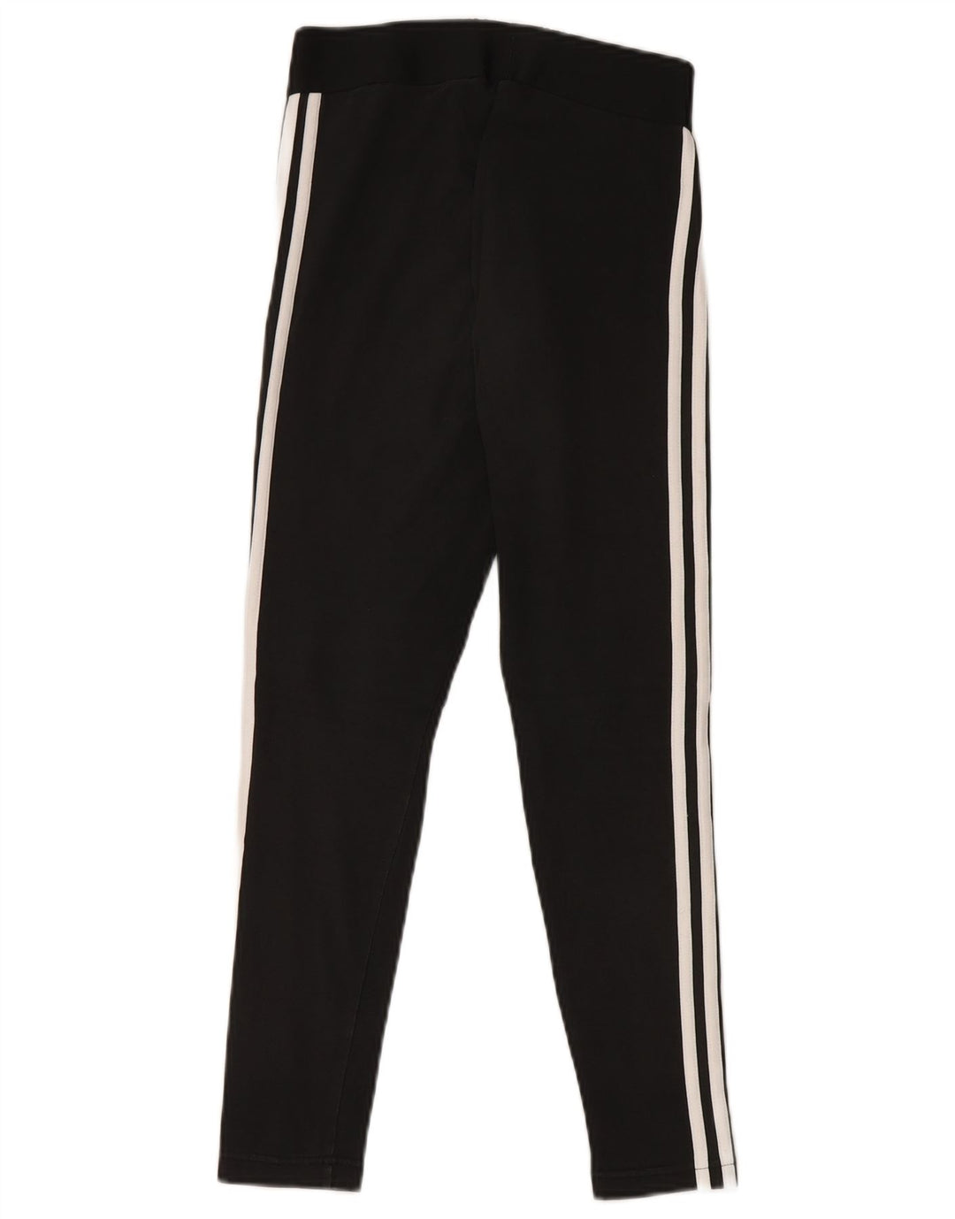 ADIDAS Womens Leggings UK 8 Small  Black Cotton