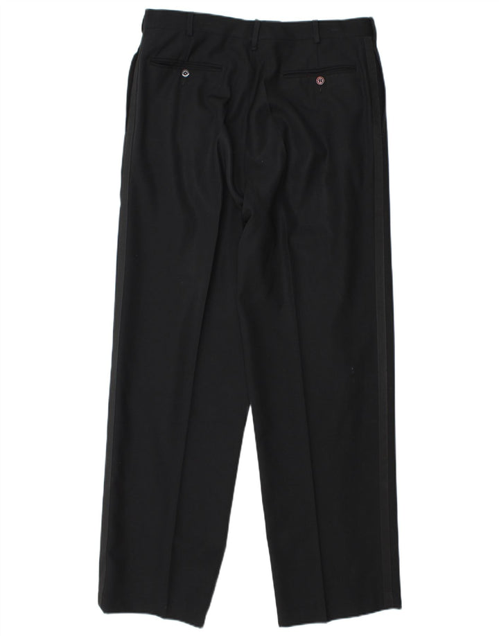 Мужские туфли Egon Von Furstenberg UK 40, большие W32 L32, черные из натуральной шерсти