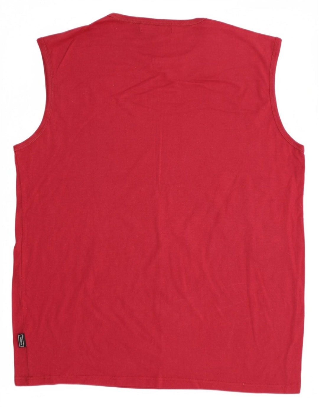 DONNAY Mens Vest Top 2XL Red Cotton