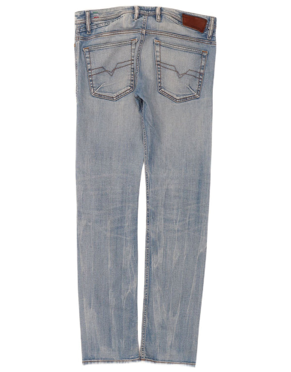 Женские зауженные джинсы Diesel Shioner W30 L32 синие