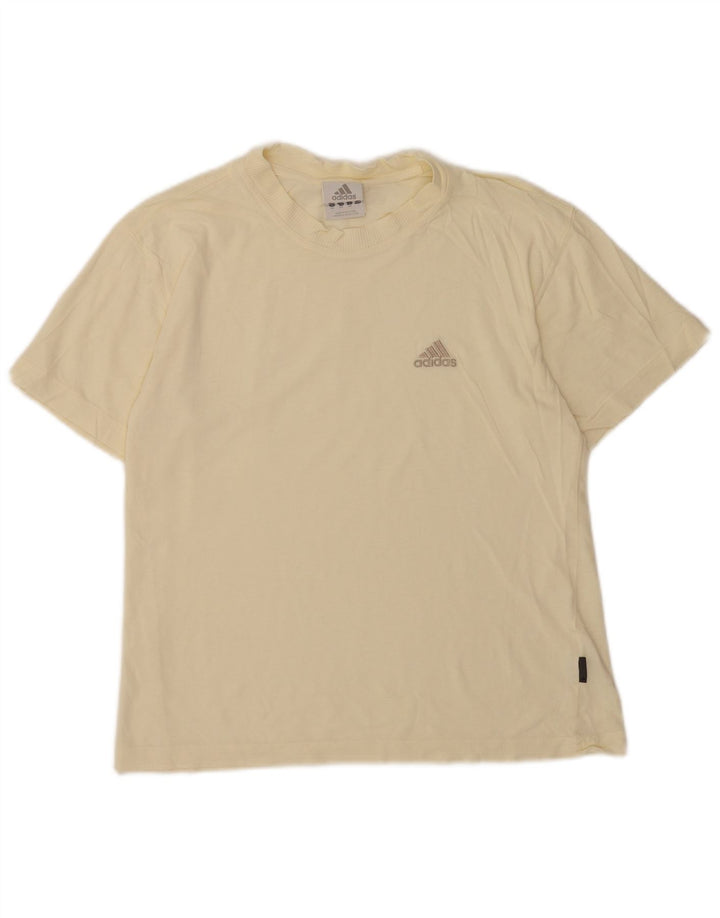 Футболка Adidas для мальчиков Топ 13-14 лет Желтый
