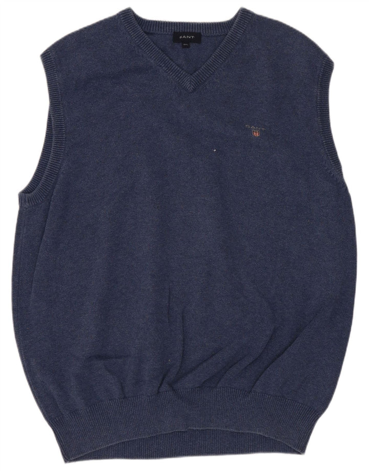 Мужская майка Gant 2XL, темно-синий, хлопок