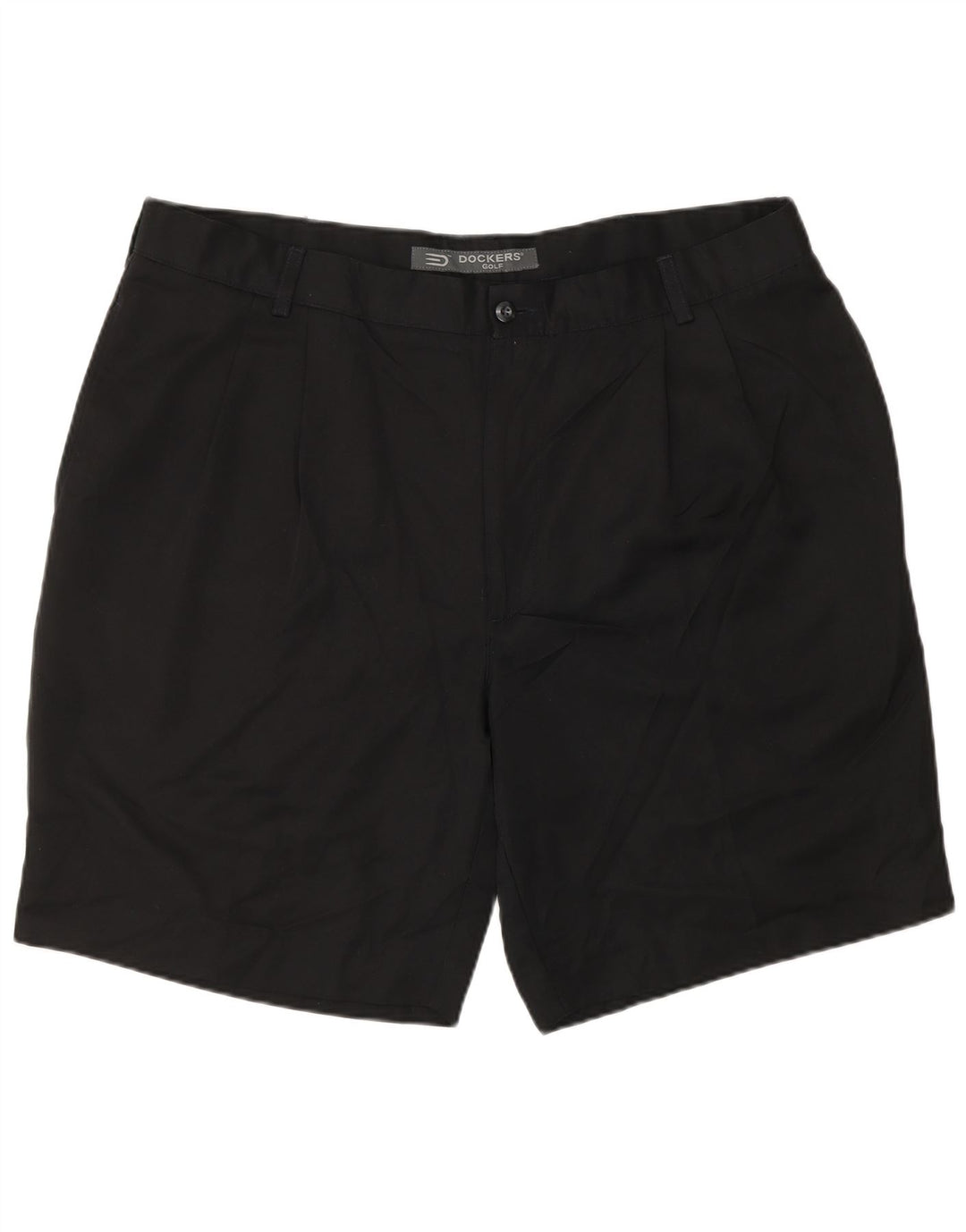 Мужские шорты чинос DOCKERS для гольфа с пряжкой W40 XL, черный полиэстер