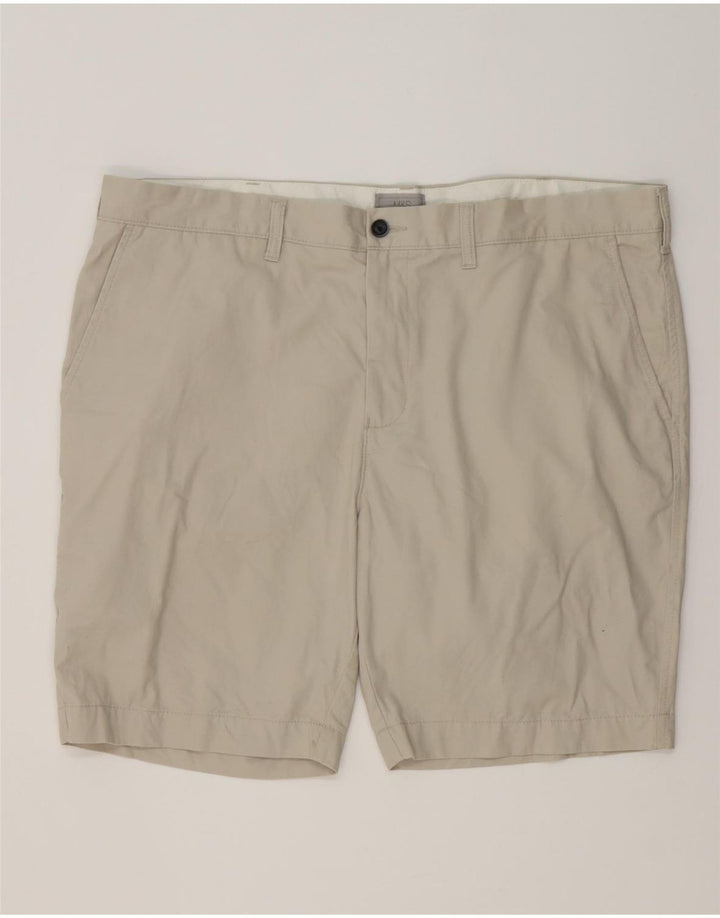 Мужские шорты чинос MARKS & SPENCER W42 2XL, бежевый хлопок