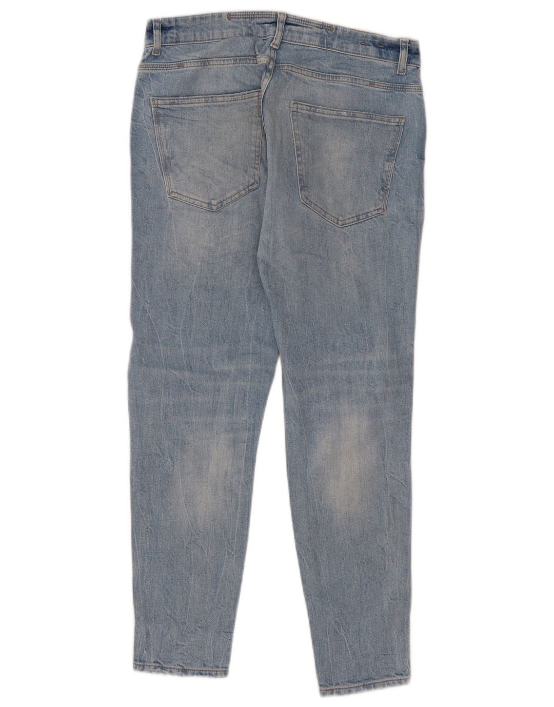 Мужские потертые узкие джинсы Zara EU 42, большие W32 L29, синие