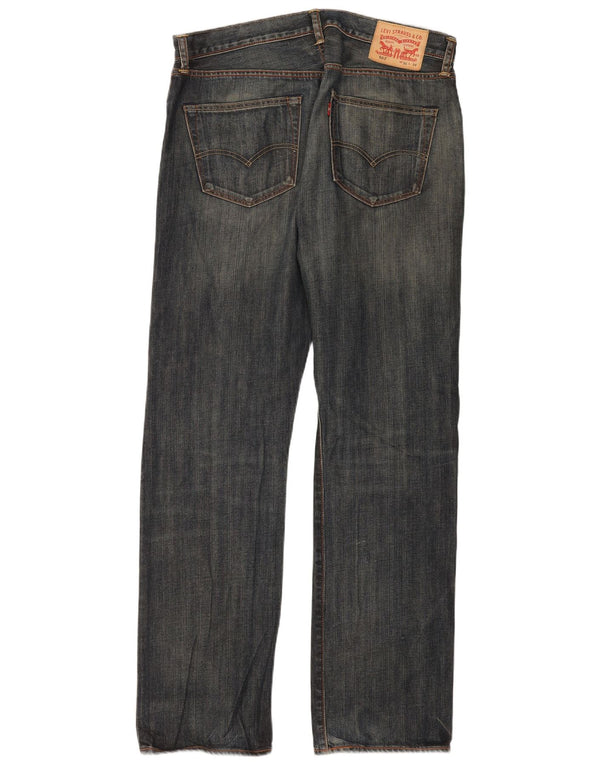 Мужские прямые джинсы Levi's 501 W36 L34 синие, хлопок