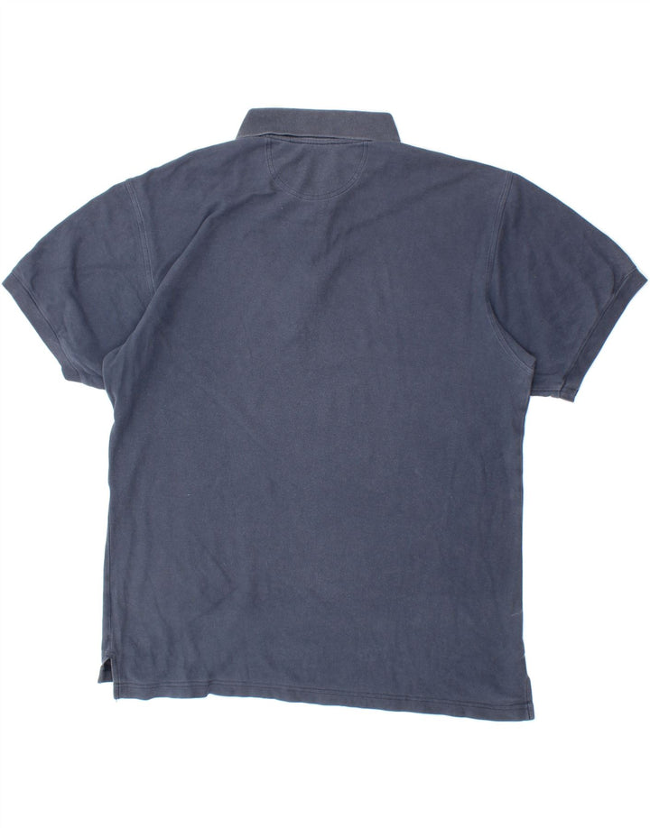 CHAMPION Mens Polo Shirt XL Navy Blue Cotton Vintage Champion and Second-Hand Champion from Messina Hembry 