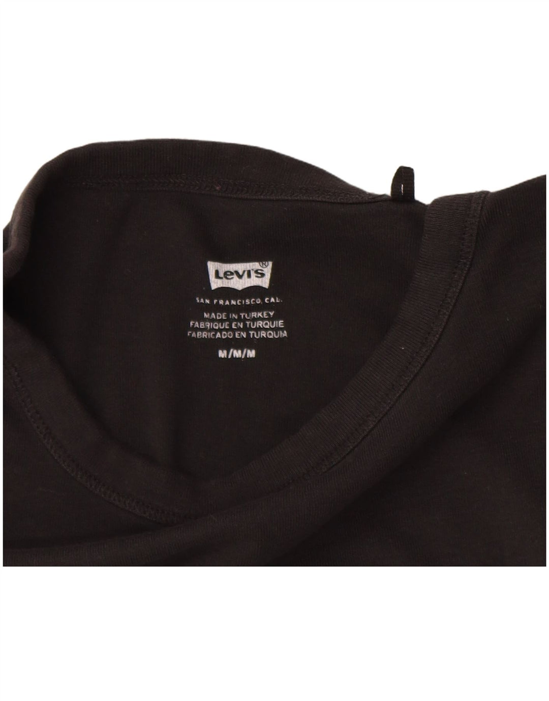 Женская футболка с рисунком Levi's Top UK 12, средний черный