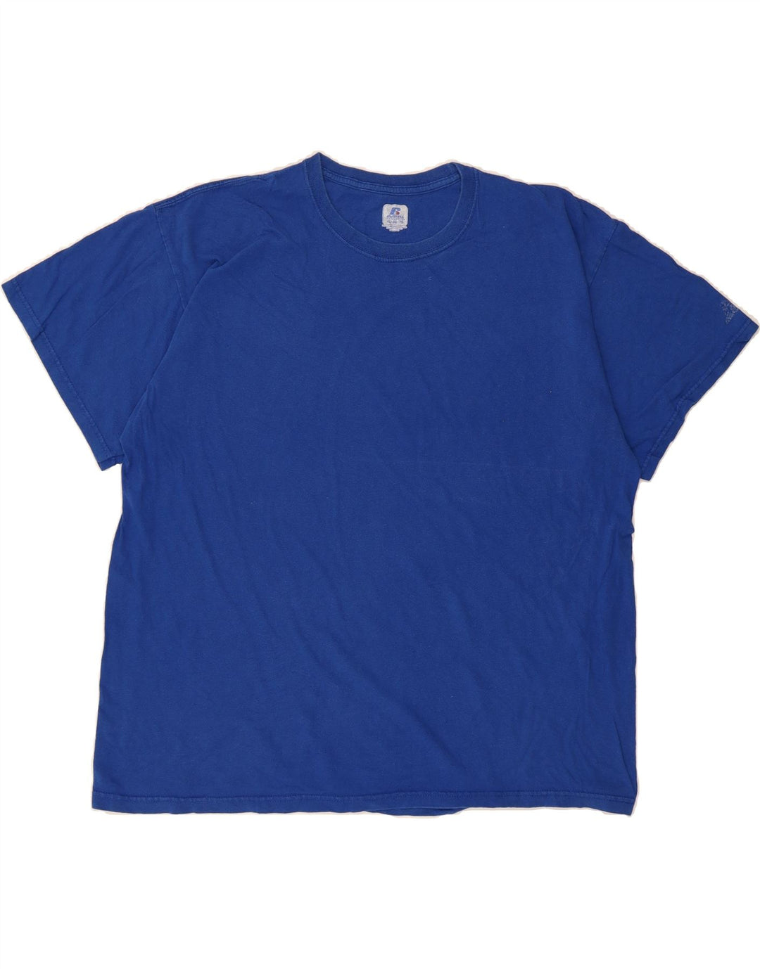 RUSSELL ATHLETIC Mens T-Shirt Top XL Blue Vintage Russell Athletic and Second-Hand Russell Athletic from Messina Hembry 