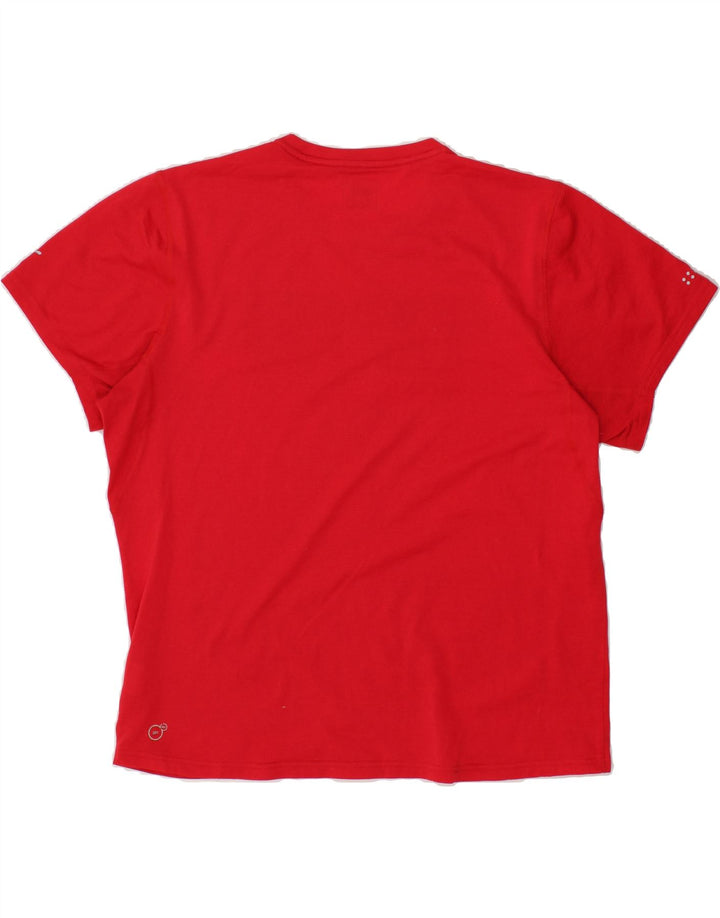 PUMA Mens Graphic T-Shirt Top XL Red Polyester Vintage Puma and Second-Hand Puma from Messina Hembry 