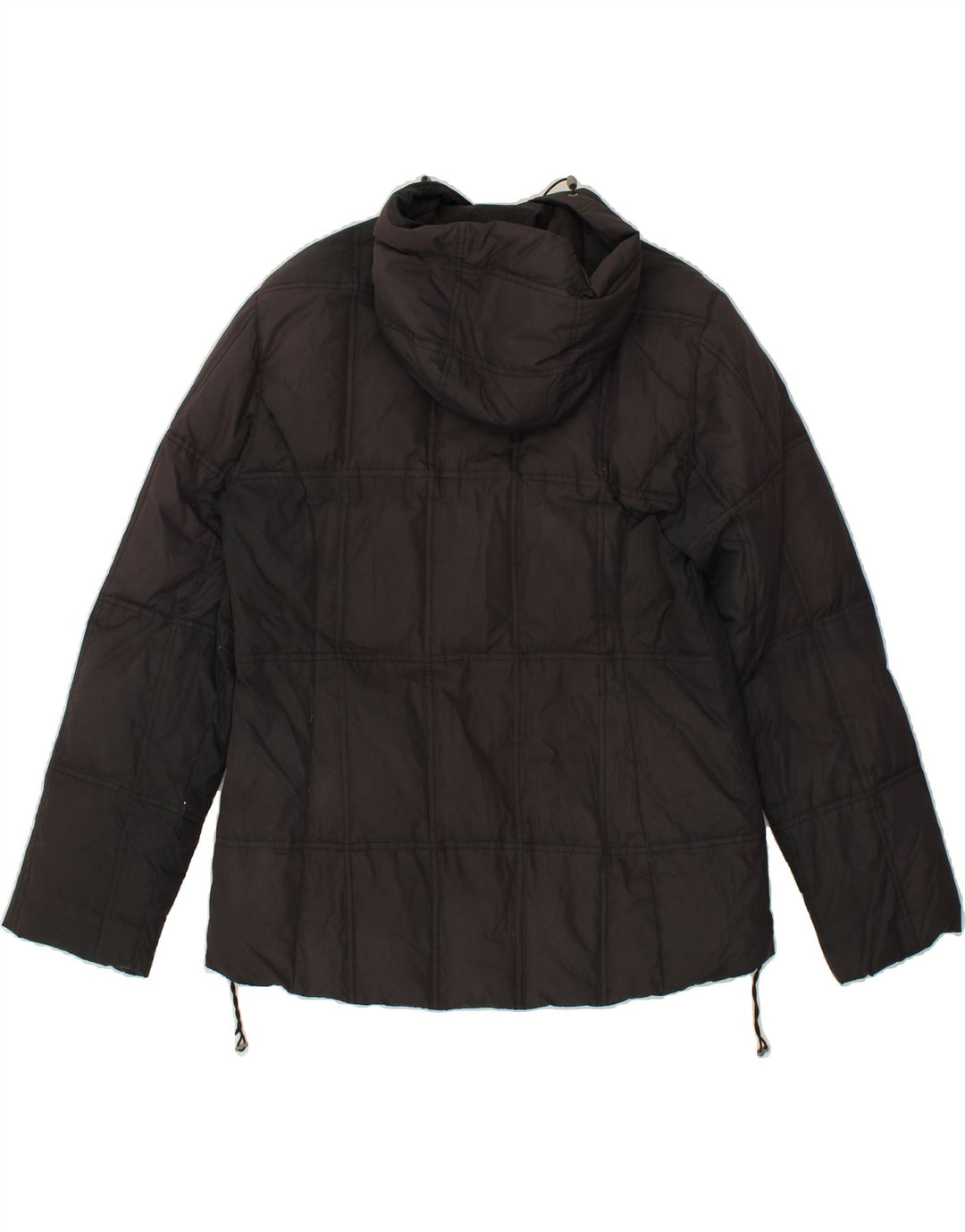 KEJO Womens Hooded Padded Jacket UK 16 Large Black Vintage Kejo and Second-Hand Kejo from Messina Hembry 