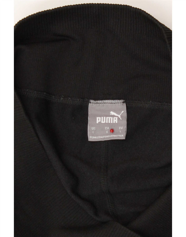 Женские леггинсы с рисунком Puma UK 14, большие черные полоски