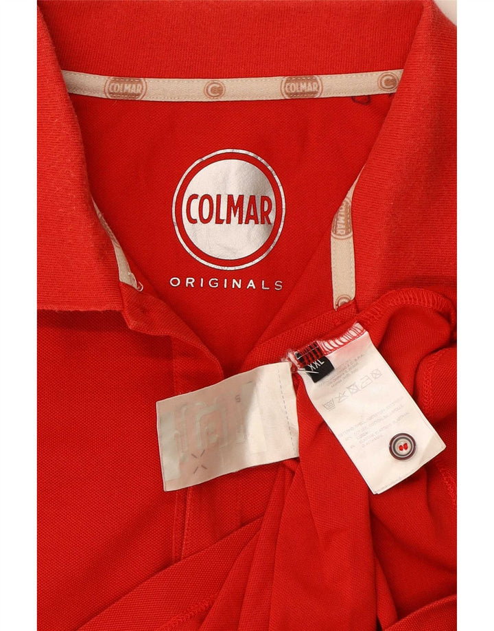 Мужская рубашка-поло Colmar 2XL красная, хлопок