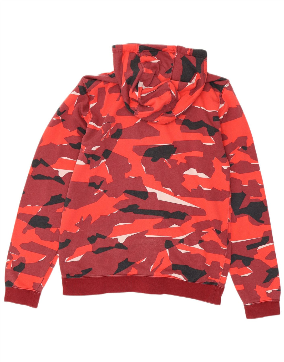 Мужской свитер с капюшоном на молнии NIKE Eintracht Frankfurt, средний бордовый цвет