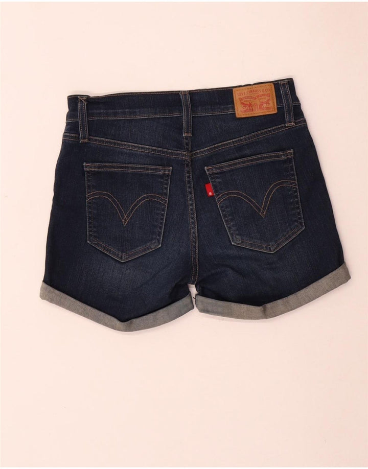Женские джинсовые шорты Levi's W25 XS, темно-синие, хлопок