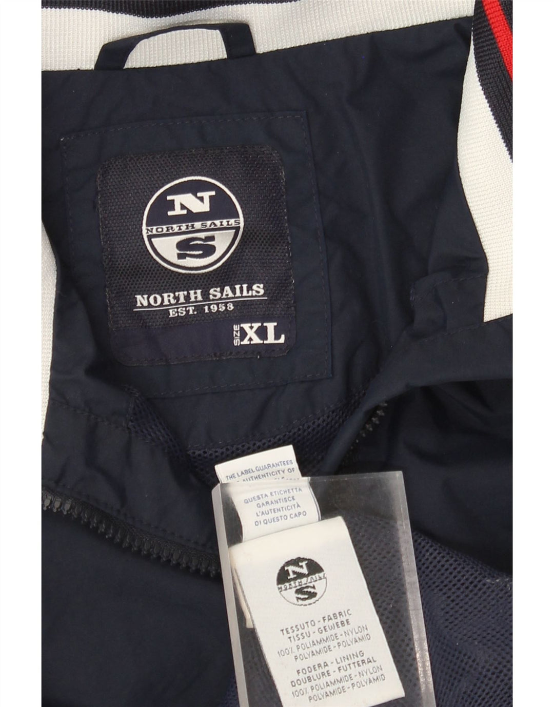 Мужская куртка-бомбер North Sails UK 42 XL Темно-синий полиамид