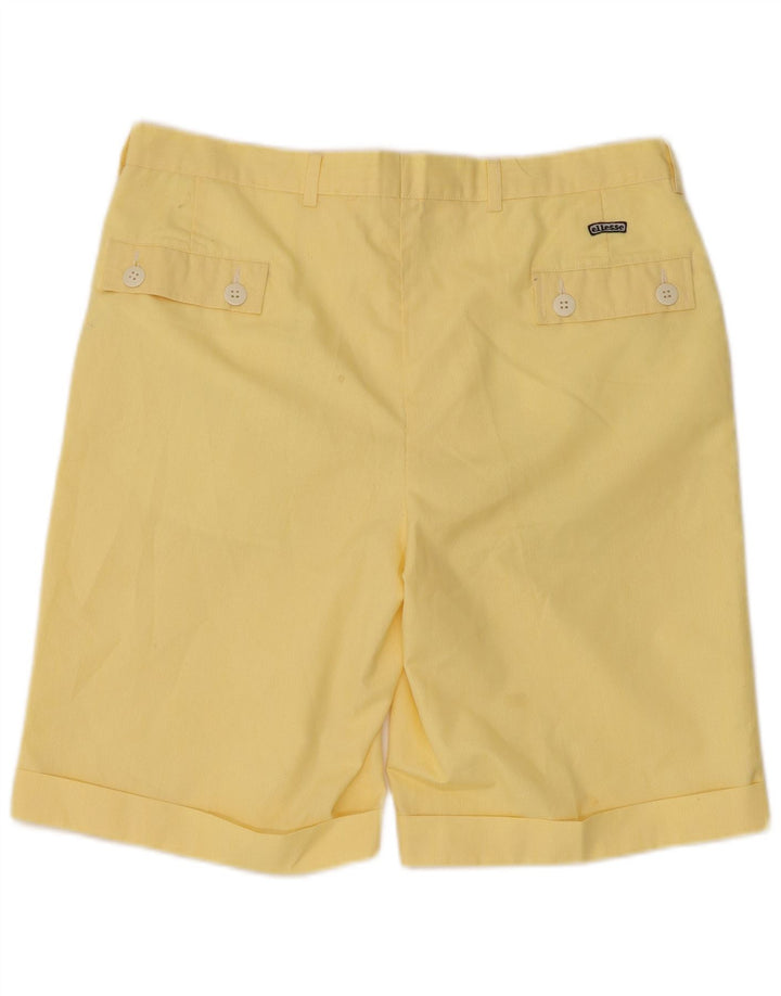 Мужские шорты чинос Ellesse W34, большие, желтые