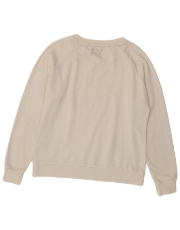 Женский свитер с рисунком Avirex UK 14, средний белый хлопок, толстовка