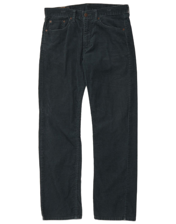 Мужские прямые вельветовые брюки Levi's 505 W32 L32, зеленый хлопок