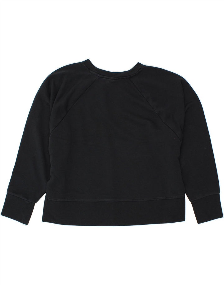 NIKE Womens Oversized Graphic Crop Sweatshirt Jumper UK 20 2XL Black Vintage Nike and Second-Hand Nike from Messina Hembry 