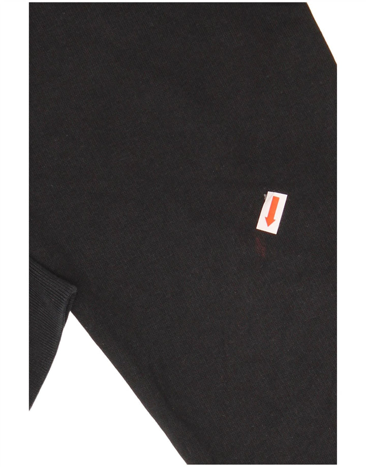 Мужской свитер с рисунком Zara, большой черный хлопковый джемпер