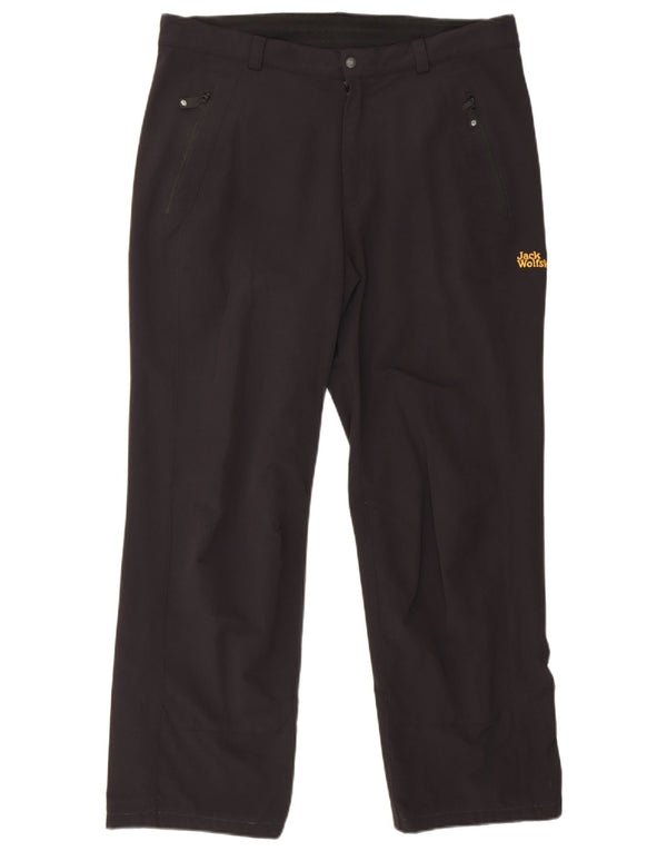 Мужские прямые брюки-чиносы Jack Wolfskin UK 42, большие W36 L30, темно-синие