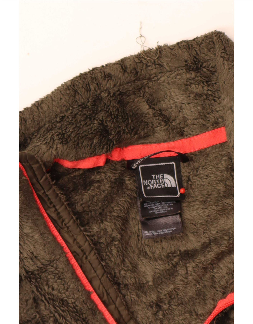 Женская флисовая куртка The North Face UK 6 XS, полиэстер цвета хаки