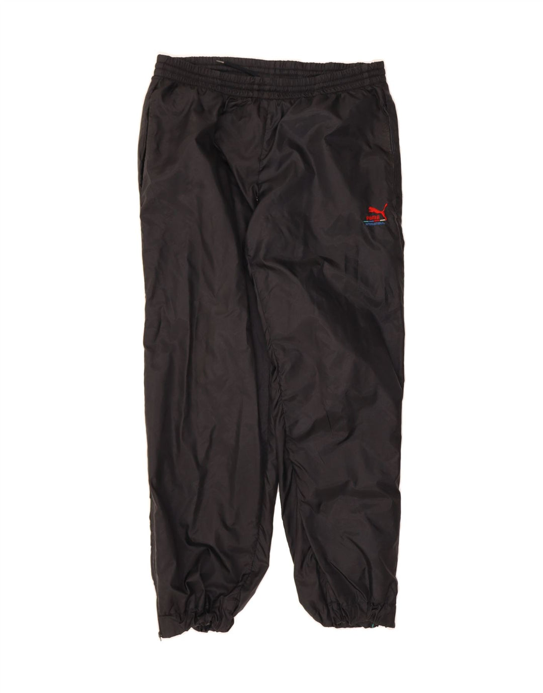 PUMA Mens Tracksuit Trousers Joggers Large  Black Polyamide Vintage Puma and Second-Hand Puma from Messina Hembry 