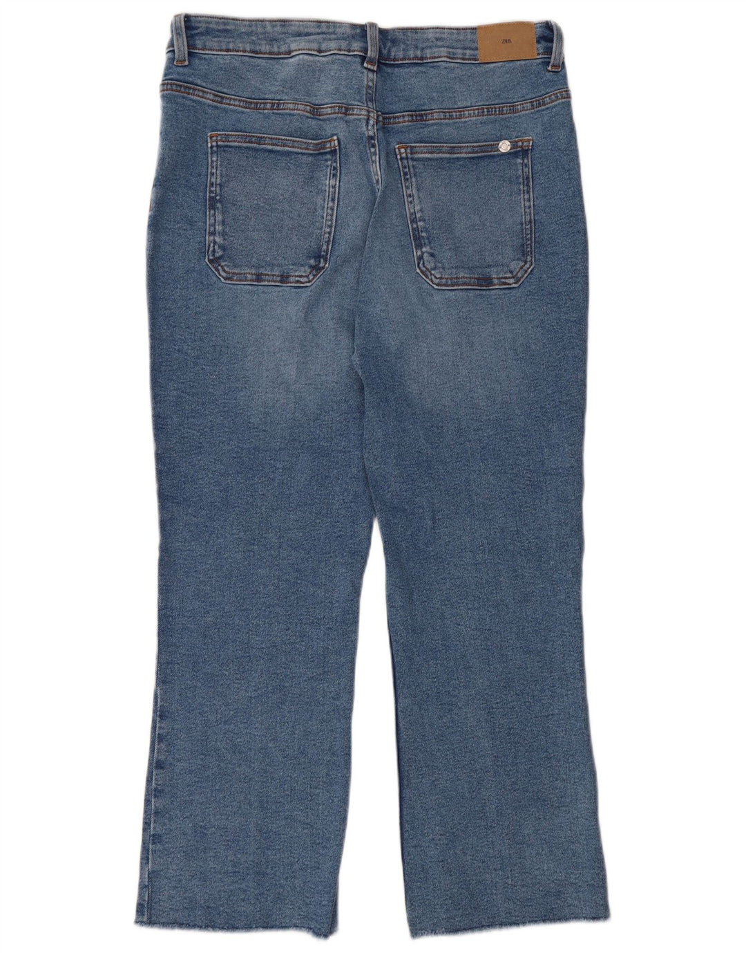 Женские прямые джинсы Zara EU 42, большие W32 L27, синие