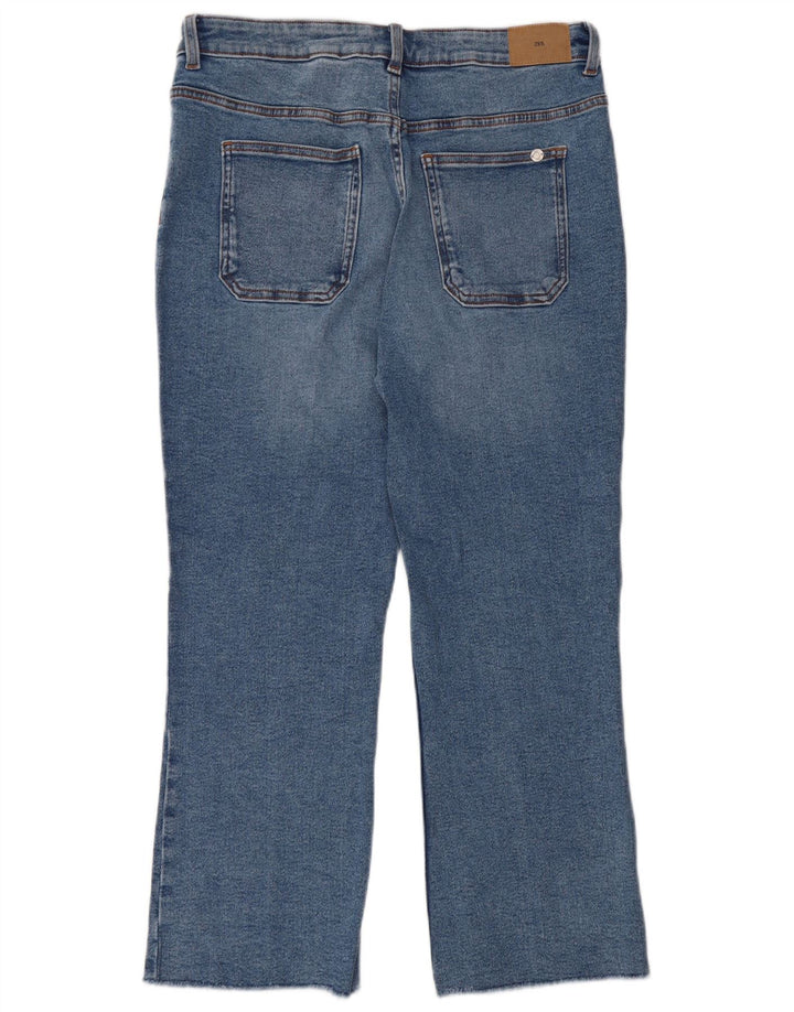 Женские прямые джинсы Zara EU 42, большие W32 L27, синие