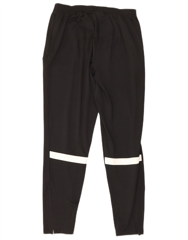 Мужские спортивные брюки Nike Dri Fit, большие черные полиэстер с цветными блоками