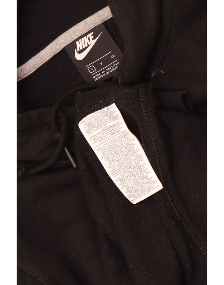 Мужской джемпер с капюшоном Nike, маленький черный, хлопок