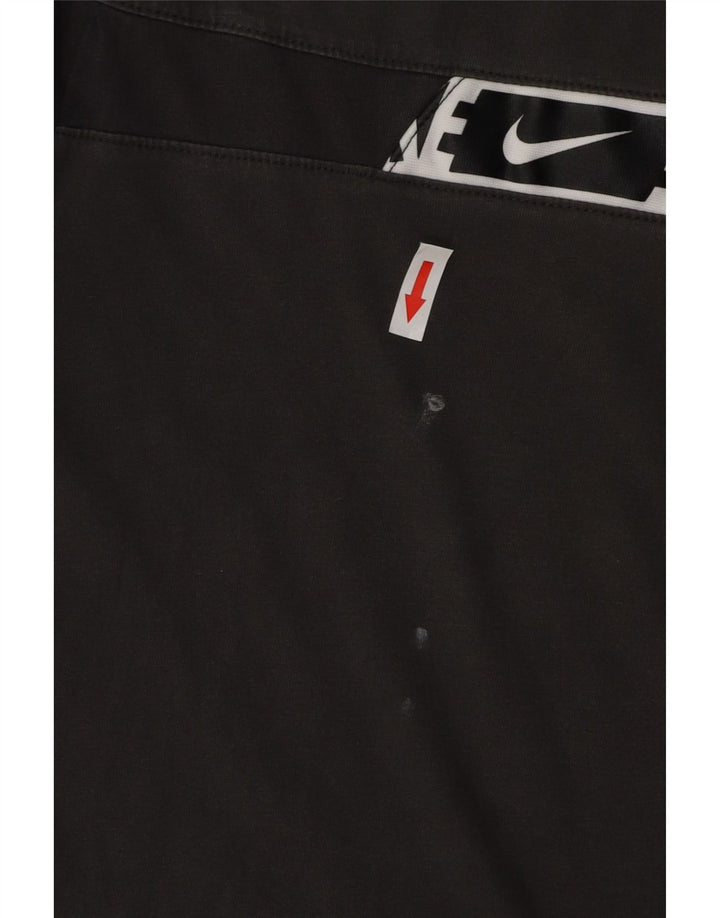 Мужская футболка с рисунком Nike, маленький серый хлопок