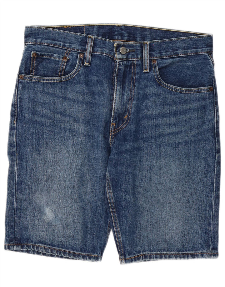 Мужские джинсовые шорты LEVI'S 502 W30, средний синий хлопок